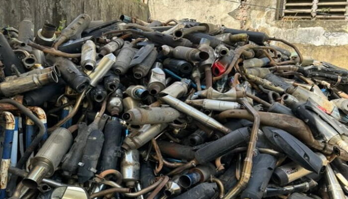 Polisi Sita 5.352 Knalpot Brong, Kapolrestabes Makassar Bakal Sulap Jadi Tugu