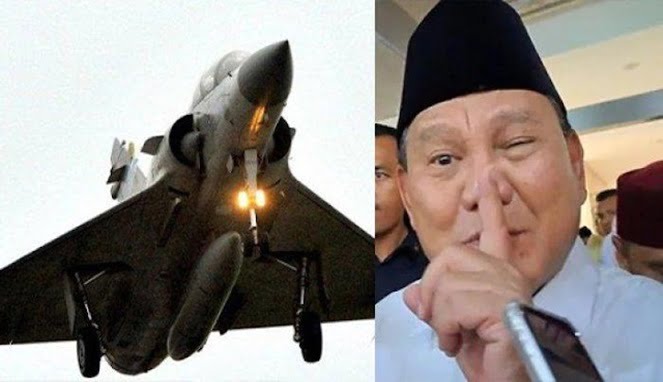 Prabowo Subianto dan pesawat jet tempur bekas (foto kolase)