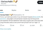 Bea Cukai Dibikin Gaduh, Akun X ClarissaIcha Minta Maaf