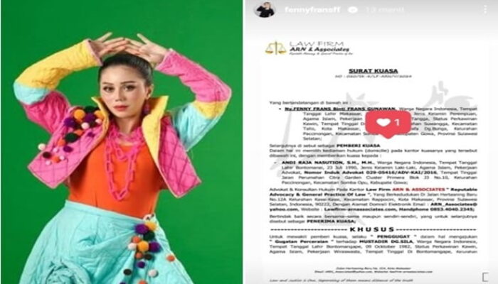 Owner Skincare Fenny Frans Gugat Cerai Suami Mustadir Dg Sila