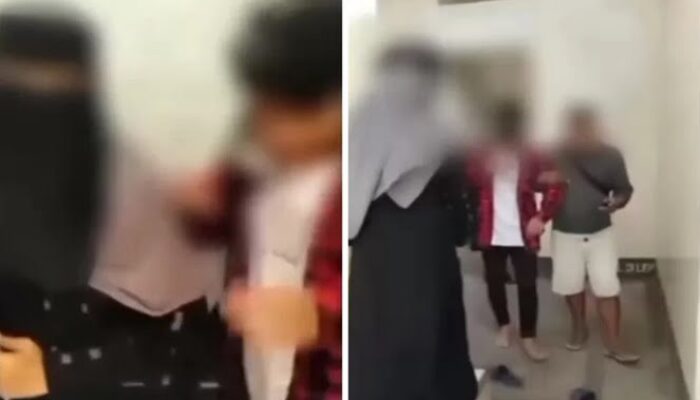 Wanita Bercadar dan Kekasih Digerebek Mesum di Toilet Masjid