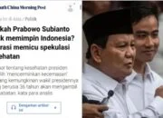 Prabowo Diragukan Selesaikan Masa Jabatan, Media Asing Prediksi Gibran Ambil Alih