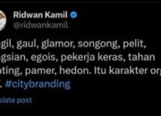 Cuitan “Tengil” Jakarta Kembali Bumerang, Ridwan Kamil Minta Maaf