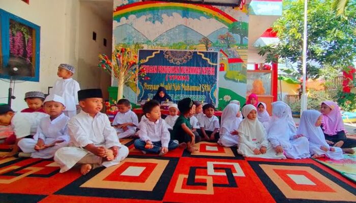 TK Islam Pelangi Borong Makassar Rayakan Maulid Nabi dengan Penuh Antusiasme