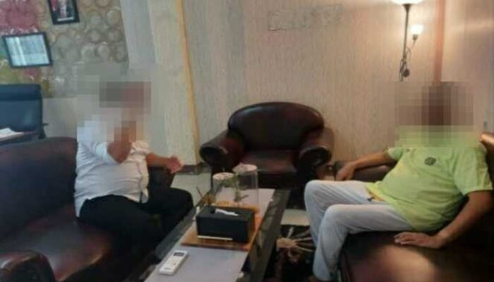 Geger, Foto Petinggi Ditjenpas Sulsel Bertemu Tersangka Uang Palsu Beredar