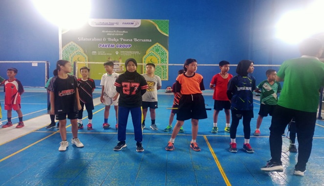 Murid SD Negeri Borong Makassar Juara I Bulutangkis Tunggal Putri O2SN