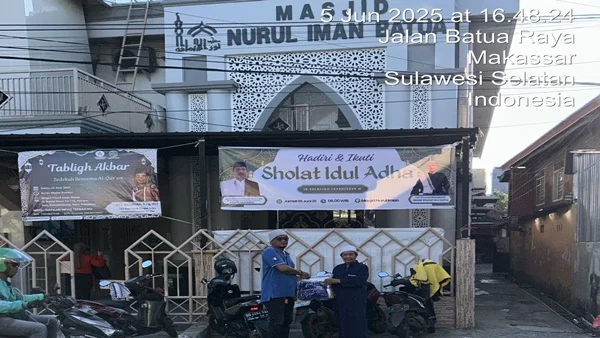 JIWAI dan Yamaha Suraco Bantu Panitia Kurban ke Masjid-masjid Makassar