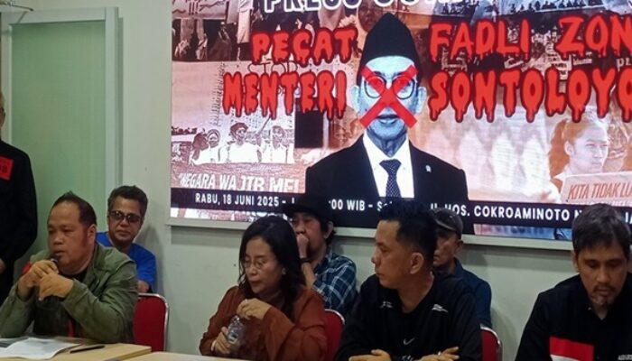 Aktivis 98 Ultimatum Fadli Zon Sebut Menteri Sontoloyo Pengingkar Tragedi Mei