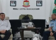 Wali Kota Makassar Sambut Audiensi Kaotmilti IV dan Aspidmil Kejati Sulsel