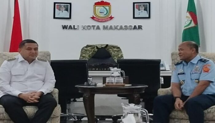 Wali Kota Makassar Sambut Audiensi Kaotmilti IV dan Aspidmil Kejati Sulsel