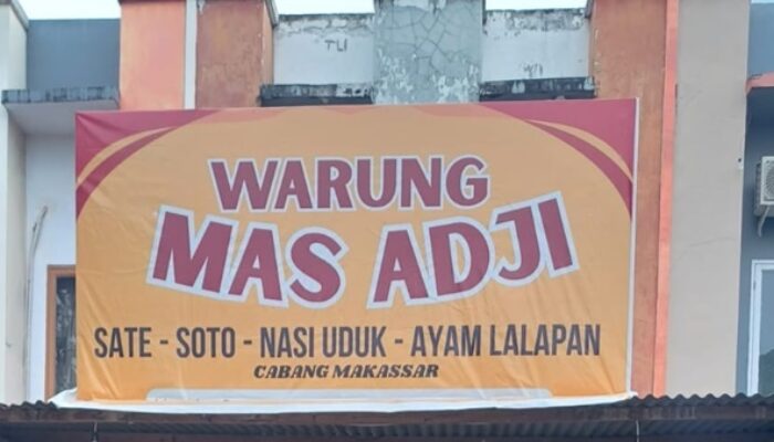Warung Mas Adji Buka Cabang Baru di Panciro, Tradisi Baca-baca Jadi Simbol Syukur