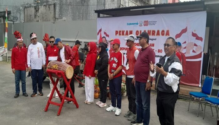 Dispusarsip Sulsel Hadirkan Nuansa Patriotik di Pekan Olahraga HUT RI ke-80