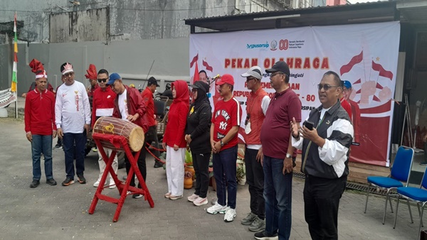 Dispusarsip Sulsel Hadirkan Nuansa Patriotik di Pekan Olahraga HUT RI ke-80