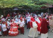 Peri dan Beragam Kostum Unik Semarakkan Karnaval HUT RI SDN Borong Makassar