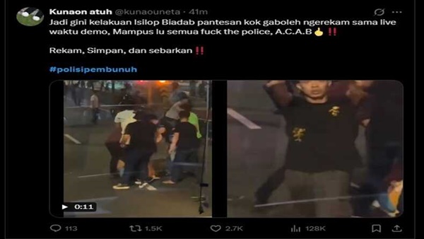 Tagar Polisi Pembunuh Trending Usai Driver Ojol Tewas Dilindas Mobil Brimob di Jakarta