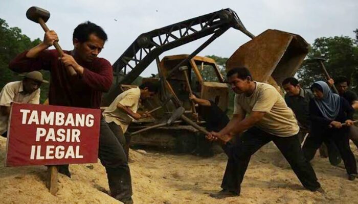 Omong Kosong Kasat Reskrim Takalar, Tambang Ilegal di Sawakong Tetap Beroperasi