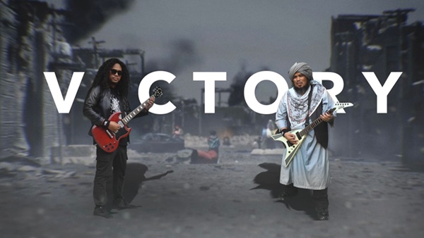 Ustaz Derry Sulaiman dan Cakra Barani Suarakan Gaza Lewat Lagu Victory