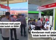 Heboh! Polisi Sidak SPBU, Kendaraan Pajak Mati Tak Boleh Isi BBM