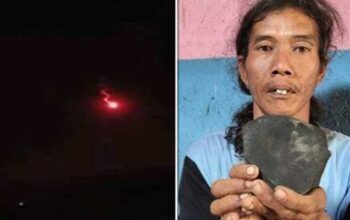 Batu Hitam Diduga Meteor Ditemukan Warga Tegal Usai Dentuman Keras