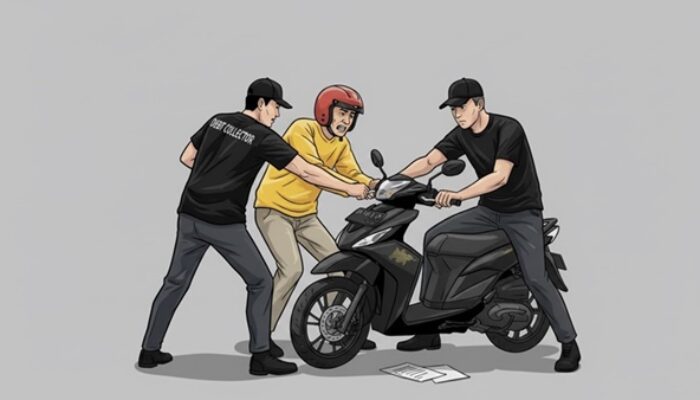 Debt Collector PT KB Finansia Multi Finance di Makassar Rampas Paksa Motor Warga