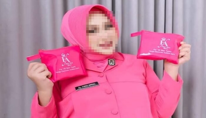 Istri Anggota Polisi di Sultra Eksis Jualan Produk Kosmetik F&A Skin Glow Bermerkuri