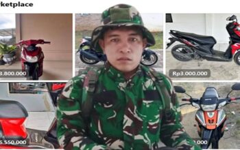 Ngaku Prajurit, TNI Gadungan di Sidrap Tipu Pembeli Motor Online