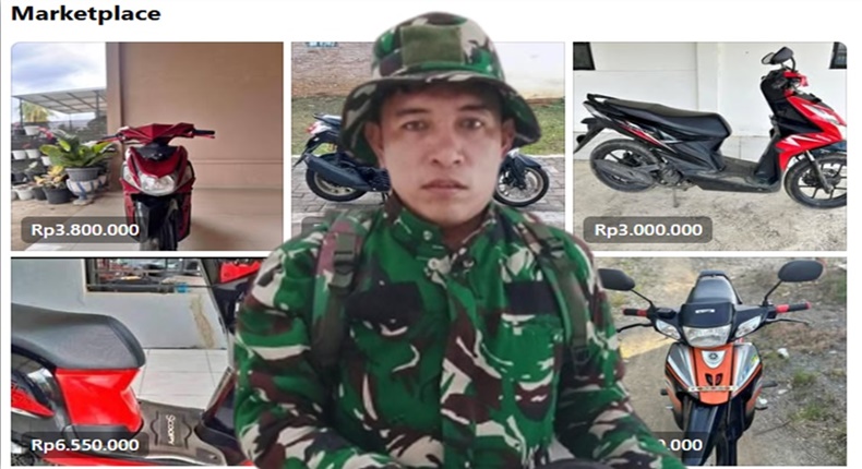 Ngaku Prajurit, TNI Gadungan di Sidrap Tipu Pembeli Motor Online