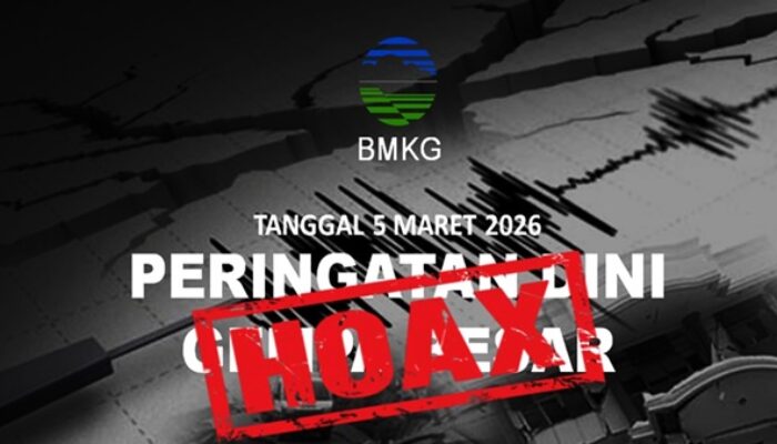 Isu Gempa Besar 5 Maret 2026 Trending, BMKG Tegaskan Informasi Itu Hoaks