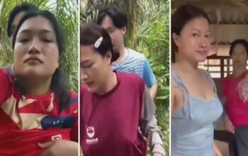Tangkapan layar video viral Ibu Tiri vs Anak Tiri yang beredar di media sosial.