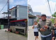 Foto Kolase - Suasana lokasi tempat hilangnya sepeda motor di kawasan Toddopuli 22 Blok 35 RT 04, Kota Makassar (kiri). Sementara itu, tangkapan layar dari video yang beredar di grup WA memperlihatkan seorang pria yang mengaku sebagai pemilik kendaraan yang hilang saat menyampaikan kronologi singkat kejadian kepada warga (kanan).