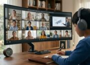 Ilustrasi Sekolah Online