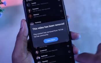 Ilustrasi tampilan notifikasi di aplikasi TikTok yang menunjukkan sebuah video telah dihapus atau tidak lagi tersedia, setelah sebelumnya sempat viral dan ramai diperbincangkan di media sosial