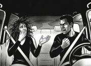 Ilustrasi cekcok dalam mobil