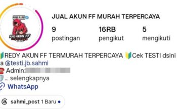 Testimoni Diduga Palsu di Instagram Bikin Tergoda, Siswi SMP Makassar Tertipu Akun FF