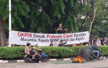 GKPHI Desak Prabowo Copot Karutan Masamba, Kepala BNNP Sulsel dan Kajati