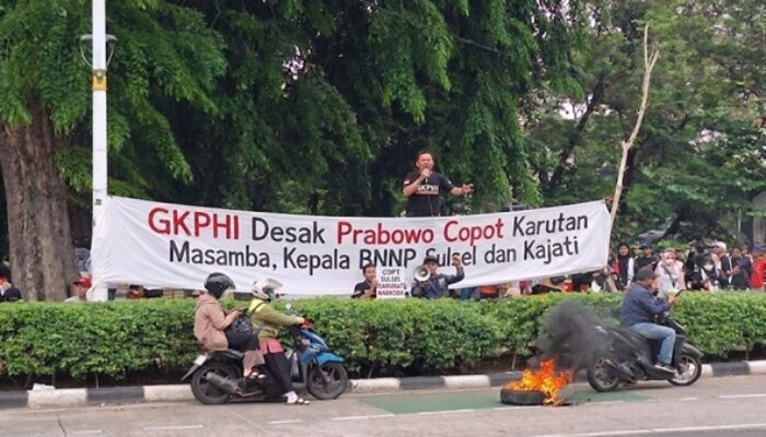 GKPHI Desak Prabowo Copot Karutan Masamba, Kepala BNNP Sulsel dan Kajati