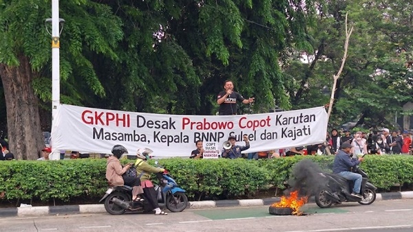 GKPHI Desak Prabowo Copot Karutan Masamba, Kepala BNNP Sulsel dan Kajati