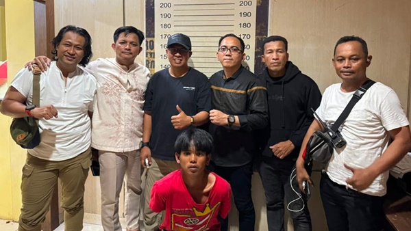 Pembunuh dan pemerkosa siswi SD di Tallo Makassar berinisial IK diringkus Polrestabes Makassar (Ist)