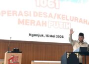 Presiden Prabowo Subianto Saat menghadiri peresmian Koperasi Desa Merah Putih di Nganjuk, Jawa Timur (Foto: BPMI Setpres/Cahyo)