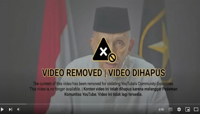 Pemerintah Nilai Video Amien Rais Provokatif, Komdigi Pilih Take Down Konten