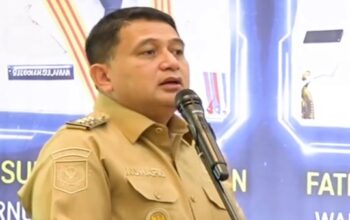 Tangkapan layar video Wali Kota Makassar, Munafri Arifuddin saat menghadiri konferensi PWI Sulsel di Fajar Graha Pena