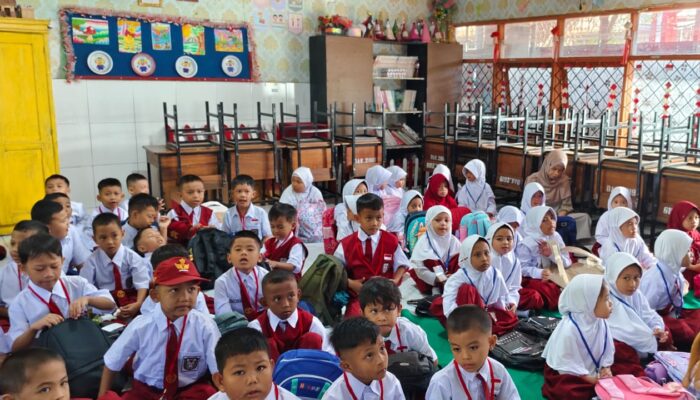 Intip Keseruan Hari Pertama MPLS Ramah di SDN Borong Makassar yang Penuh Ceria