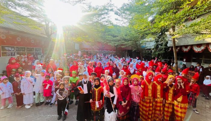 Seru dan Meriah! Intip Perayaan Kemerdekaan di SDN Borong Makassar