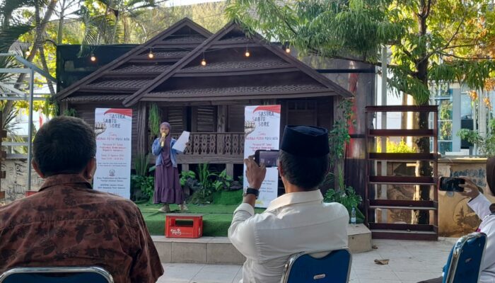 Sastra Sabtu Sore Kembali Hadir di Taman Baca Dispusarsip Sul-Sel