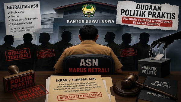 Pejabat di Gowa Diduga Ikut Politik Praktis di Tengah Polemik DPRD dan Bupati