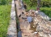 Kondisi jaringan Irigasi Bungadidi yang kembali mengalami kerusakan pada 6 September 2026.