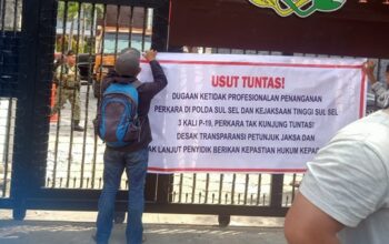 Suradi Minta Kapolda Sulsel Baru “Kandangi” Tersangka Rincik Siluman yang Kebal Hukum