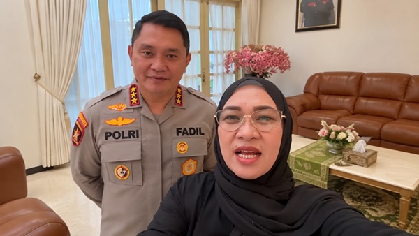 Potret kebersamaan Muhammad Fadil Imran dan Sitti Husniah Talenrang.