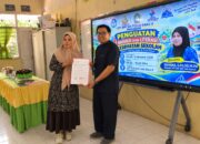 Penandatanganan nota kesepahaman (MoU) antara UPT SPF SD Inpres Tello Baru 2 dan Puskesmas Batua terkait penguatan literasi kesehatan dan pencegahan ISPA di sekolah, Jumat (16/10/2026)