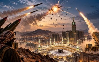 Houthi Serang Arab Lagi, Serpihan Rudal Balistik Jatuh di Pinggiran Makkah